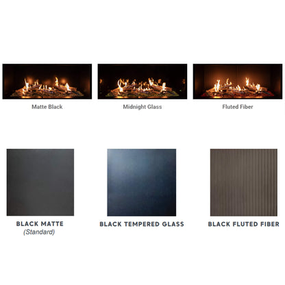 Summit 72-Inch Linear Fireplace With Bedrock [SML-72BR] (SAK92081)