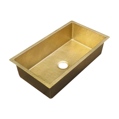 Akicon Custom Handmade Solid Copper Undermount Kitchen Sink