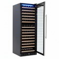 Wine Cooler Cabinet Beverage Refrigerator Freestand Wine Cellar with Digital Temperature Control - 133 Bottle Wine Cooler Fridge for Red/White/Champagne/Sparkling Wines