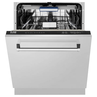ZLINE Kitchen Package Refrigerator, Range , Range Hood , Microwave, Dishwasher 5KPR-RARH60-MWDWV
