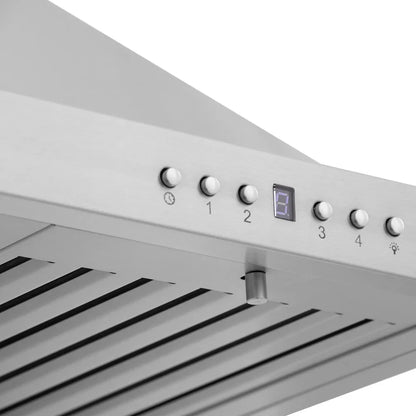 ZLINE Kitchen Package Refrigerator, Range , Range Hood , Microwave, Dishwasher 5KPR-RARH36-MWDWV