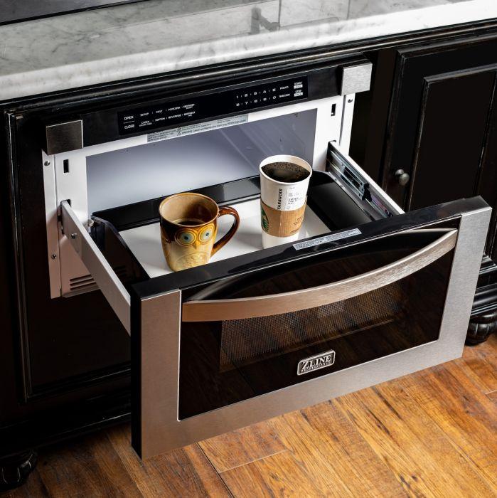 ZLINE 24" 1.2 cu. ft. Microwave Drawer in Stainless Steel, MWD-1