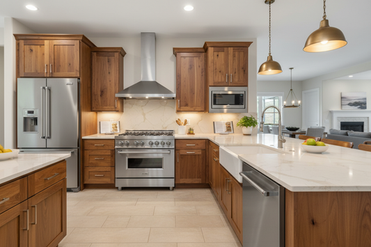 ZLINE 5KPR-RARH36 Set in Warm Kitchen Setting